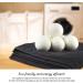 SnugPad XL Wool Dryer Balls - 100% Organic New Zealand Wool, Reduce Wrinkles & Save Time, Hypoallergenic Fabric Softener - 6 Count, White - Buy Online on GoSupps.com