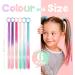 Dreamlover Kids Coloured Hair Extensions - 12 Piece Set | Girls Hair Accessories - Buy Online on GoSupps.com