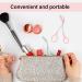 2PCS Professional Eyebrow Trimmer Scissors with Comb Set - Stainless Steel Precision Eyebrow Grooming Tool for Men and Women - Pink and Green - Buy Online on GoSupps.com