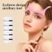 6 in 1 Reusable Silicone Winged Tip Eyeliner Aid Eyebrow Pencil Stencil Wing Tips Lip Liner for Women and Girls Eyebrow Pencil Quick Stencil Yellow - Buy Online on GoSupps.com