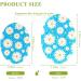 3-Pack Cleaning Kitchen Sponges Oval Daisy Flower Blue Kitchen Cellulose Dishwashing Wood Pulp Cotton - Buy Online on GoSupps.com