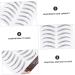 SKISUNO Fake Eyebrow Stickers 12 sheets for Shaping Eyebrows Temporary Imitation False Women Eyebrow Tattoos Artificial Sticker - Buy Online on GoSupps.com