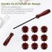 Whchiy Wooden Acupressure Massager - Anti-Cellulite Reflex Zone Massage Tool (39 cm Red) for Relaxation & Stress Relief - Buy Online on GoSupps.com