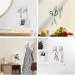 Vmutha Self-Adhesive Razor Holder Hook - 2 Stainless Steel Bathroom & Kitchen Hooks for Easy Storage - Silver - Buy Online on GoSupps.com