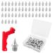 findTop 100PCS Track Spikes with Spike Wrench, Replacement Spikes for Sprint Sports Short Running Track Shoes