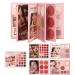 YNPQTDS Book Shape Makeup Palette | 5-Layer Book-Style Eye Cosmetics Kit - Full Face Makeup Palette For Daily Passionate Beginner Women