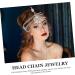 Head Chain Jewelry for Women Rhinestone Head Chain Hair Jewelry Head Chain Rhinestone Hair Jewelry for Women Rhinestone Headpiece Head Chain for Women Head Jewelry for Women 28.4x1.6cm Silver - Buy Online on GoSupps.com