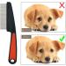 Flea Comb for Dog Cat Flea Lice Tear Stain Remover Pet Combs Fine Tooth Grooming Removal Tool Red Black 18cm x 4.5cm - Buy Online on GoSupps.com