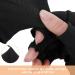 simarro Anti-UV Gloves for Gel Nail Lamp Professional UPF50+ UV Protection Gloves for Manicures UV Sun Protection Fingerless Gloves Protect Hands from UV for Light(Black Fingerless) - Buy Online on GoSupps.com