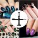 Kuxiptin Cat Eye Magnet Cat Eye Magnet for Nails | 5 in 1 Strong Suction Cat Eye Nail Magnets Multifunction Nail Salon Art Tools for Beginners Black - Buy Online on GoSupps.com
