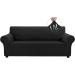 Asnomy Couch Covers for 3 Cushion Couch Stretch Sofa Covers Slipcovers  Pet Protector Furniture Covers for Dogs Cats Spandex Jacquard Fabric Small Checks(Large  Black) Black Large - Buy Online on GoSupps.com