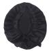Silk Sleeping Cap for Women & Girls - Soft Hair Bonnet for Long Hair Care - Black - Buy Online on GoSupps.com