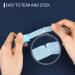 Nuanchu 12 Rolls Reusable Silicone Tape for Sleeping, Skin, Lash - Easy to Remove (Blue, 0.5 Inch x 3.9 Yards) - Buy Online on GoSupps.com