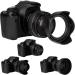 Veatree 58mm Lens Hood Set for Canon EOS DSLR Cameras - Compatible with EF-S 18-55mm & RF 24-50mm - Replacement for Canon EW-63C - Buy Online on GoSupps.com