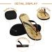 Mnsruu Vintage World Map Watercolor Flip Flops - Stylish XXL Sandals for Men & Women | Perfect Home Spa & Travel Slippers - Buy Online on GoSupps.com