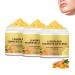 YOENBG Natural Turmeric Lemon Lip Scrub for Dark and Dull Lips Aloe Vera Scrub for Chapped & Dry Lips Moisturizes (3 Pieces)