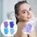 Sibba Double-Sided Peeling Shower Gloves | Natural Body Exfoliation & Luffa Washcloths | Soft Skin Remover & Bath Accessories | International Shipping Available - Buy Online on GoSupps.com