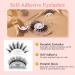 VOVCIG Reusable Self-Adhesive Eyelashes - No Glue Needed Waterproof & Natural Look - Perfect Valentine Gift (2 Pairs - Buy Online on GoSupps.com