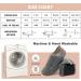 BARERUN Adjustable Slippers for Women & Men | Cozy Diabetic Shoes for Arthritis Edema & Neuropathy | Soft Slip-On Bedroom Slipppers (11.5-12.5W / 10-10.5M) - Grey - Buy Online on GoSupps.com