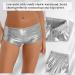 Linjinx Women's Silver PVC Shiny Booty Dance Shorts - X-Large - Buy Online on GoSupps.com