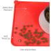 Buy Toplory Waterproof Non-Slip Silicone Feeding Mat for Dogs & Cats - 53x37cm Red | International Shipping Available - Buy Online on GoSupps.com
