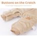 JiAmy Baby Snowsuit Hooded Romper | Boys Girls Winter Jumpsuit | Bear Cartoon Pajamas | Khaki 12-18 Months - Buy Online on GoSupps.com