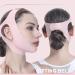 Facial Lifting Belt - Double Lift Soothing & Comfy Face Lift Strap | Breathable V Shaped Chin Up Band for Lifting & Shaping - Buy Online on GoSupps.com