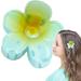 Flower Clips for Thick Hair Flower Clips - Hawaiian Flower Clips with Strong Hold Stylish Hair Clips with Strong Hold Flower for All-Day Wear Hair Accessories for Thick Thin Hair Colour gradient light blue - Buy Online on GoSupps.com