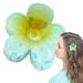 Rurunklee Flower Clips Hawaiian Flower Hair Clips For Women | Strong Hold Hair Clips Flower Hair Accessories For Women & Girls For Thick & Thin Hair Gradient light blue
