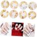 minkissy 8 Boxes Alloy Nail Decoration Moon Nail Studs Nail Tech Accessories Nail Art Accessories Nail Art Decor Manicures Accessories Rivet Nail Decor Nail Supplies Japanese Plastic - Buy Online on GoSupps.com