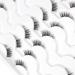 Wispy Cat Eye Half False Eyelashes - 14 Pairs Pack | Natural Short Accent Lashes with Clear Band | Faux Mink Fake Eyelashes for a Natural Look - Buy Online on GoSupps.com