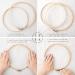 Matchne 8 inch Embroidery Hoop Set - 12PCS | Bamboo Wooden Hoops for Cross Stitch & Needlework Crafts - Buy Online on GoSupps.com