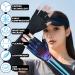 Long Copper Arthritis Gloves for Carpal Tunnel Relief | Compression Fingerless Gloves for Hand & Wrist Support | X-Large Black for Men & Women - Buy Online on GoSupps.com