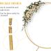 Fogein 6.6ft Round Backdrop Stand - Metal Circle Arch Stand for Wedding & Party Decor (Gold) - Buy Online on GoSupps.com