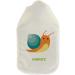 Personalized Hot Water Bottle with Cozy Cover - Custom Text Gift for Kids & Adults | 800ml Snail Design - Buy Online on GoSupps.com