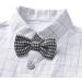AmzBarley Baby Boys Formal Tuxedo Romper with Bowtie- Black 3-4 Years - Buy Online on GoSupps.com