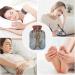Cat Skier Hot Water Bottle - 2 Litre Fleece Cover for Hot & Cold Compress - Lollipop Forest Design - International Shipping - Buy Online on GoSupps.com