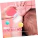 PLAFOPE 2pcs Bear Powder Puff Box | Travel Baby Powder Container Set - Pink | Food Grade PP | Baby Powder Lotion, After-Bath Powder, Sponges | 10X7CM - Buy Online on GoSupps.com