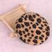 Beaupretty 4pcs Leopard Print Round Puff - Large Flocking Cloth Makeup Powder Puffs for Flawless Application | International Shipping Available - Buy Online on GoSupps.com