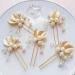 5-Piece Pearl & Rhinestone Wedding Hairpins - Elegant Bridal Accessories for Women & Girls - Buy Online on GoSupps.com