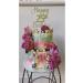 LissieLou Happy 30th Birthday Cake Topper in Pretty Glitter Card Made in the UK - Red - Buy Online on GoSupps.com