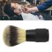 Foaming Beard Brush for Men - Black Alloy Handle Soft Synthetic Bristles for Ultimate Grooming - Buy Online on GoSupps.com