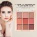Eyeshadow Palette - Creative Shimmer Eyeshadow Palette | Natural Eye Makeup Nude Multicolour Long Lasting Eyeshadow for Beginners - Buy Online on GoSupps.com