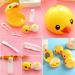 Myopia Contact Lens Case - Cute Yellow Duck Style Companion Box for Lens Care - Buy Online on GoSupps.com