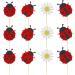 Arthsdite 24Pcs Ladybug Cupcake Toppers Flowers Insects Cupcake Picks Garden Theme Baby Shower Kids Birthday Party Cake Decorations Supplies - Buy Online on GoSupps.com