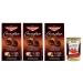 Italian Gourmet E.R. Novi Cuadro Noir Lot of 3 bags of chocolates with hazelnuts and low fat cocoa 150 g + Gourmet Italian Tomato Pulp Tomato Pulp 400 g