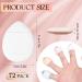 Mini Powder Puff 72 Pack Finger Makeup Sponge Soft Beauty Blender Cushion Puff for Foundation Concealer Eyeshadow Setting Powder Repair Cream Cosmetic Tool (Pink Nude Blue White) - Buy Online on GoSupps.com