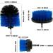 VERMEYEN 4 Pack Drill Brush Detailing Set - All Purpose Cleaning Brushes for Grout, Tile, Bathroom, Car & Kitchen Surfaces - Blue - Buy Online on GoSupps.com