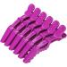 10x Crocodile Hair Clips - Professional Styling Barrette with Nonslip Grip and Wide Teeth for Thick Hair - Purple - Buy Online on GoSupps.com