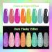 MIZHSE Neon Reflective Glitter Gel Polish Set - Sparkly Diamond Shimmer - Soak Off UV LED - Home & Salon Manicure - Buy Online on GoSupps.com